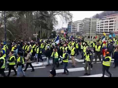 La mobilisation des gilets jaunes se poursuit à Besançon