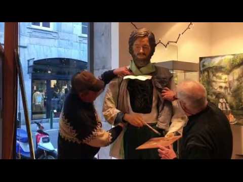 Besançon : Pierre Duc artiste automate de Gustave Courbet est à la galerie éphémère rue Morrand