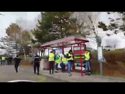 Les gilets jaunes se préparent à Ecole-Valentin