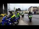 Les gilets jaunes traversent le centre-ville de Vesoul