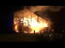 Haut-Doubs : un incendie d&eacute;vaste un hangar agricole &agrave; Goux les Usiers - Label : L'Est Républicain - Category : News