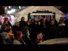 Minute de silence sur le marché de Noël de Pont-à-Mousson suite au drame de Strasbourg