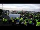 Des centaines de gilets jaunes au rond-point de Noidans les Vesoul