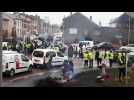 Bouchon en formation au rond-point des Battants à Ligny-en-Barrois