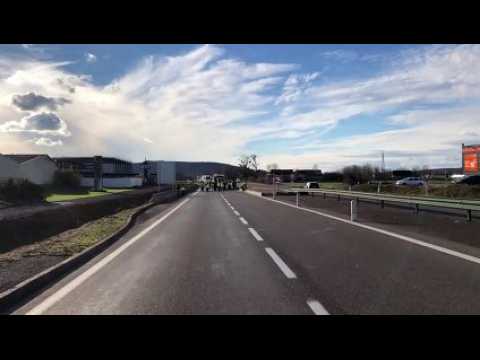 Vesoul : opération escargot entre Noidans et la Vaugine