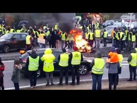 Les gilets jaunes de retour à Frouard ce samedi après-midi