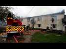 Incendie d'une habitation à Villiers-le-Sec (Haute-Saône), les pompiers sur place