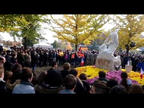 La Marseillaise à la commémoration spéciale jeunes de la guerre 14_14