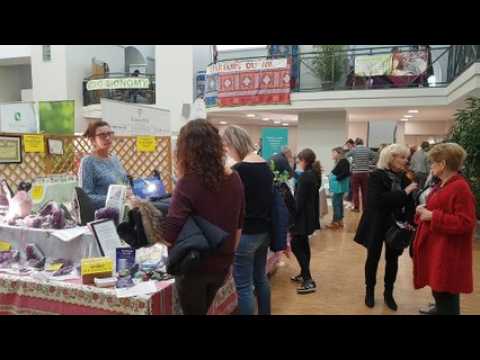 Visite du salon de la santé et du bien être au Réservoir à Lunéville