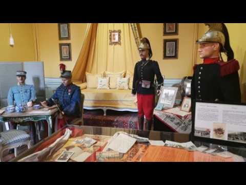 Visite de l'exposition sur la Grande Guerre à l'hôtel abbatial de Lunéville