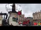 Nancy : installation des décors place Stanislas