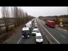 A 36 coupée par les gilets jaunes