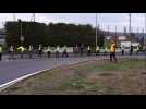 Franche-Comté Haute-Saône Minute de silence des gilets jaunes en ronde au rond-point de Noidans-lès-Vesoul