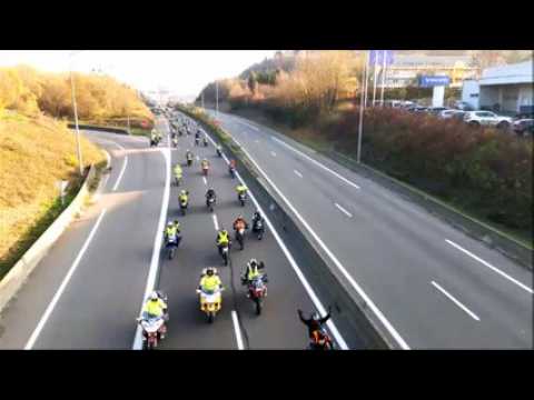 FRANCHE COMTE Gilets jaunes le soutien des Motards en colère à Ecole-Valentin