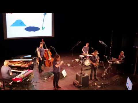 Jazzoo2 au théâtre de Lunéville devant un public d'enfants