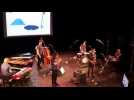 Jazzoo2 au théâtre de Lunéville devant un public d'enfants