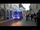 Un appartemment en proie aux flammes en plein centre-ville de Besançon