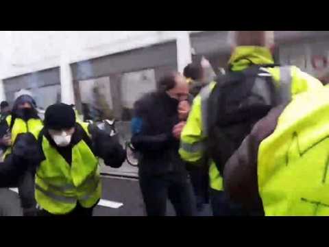Gilets jaunes à Nancy : situation tendue près de la préfecture