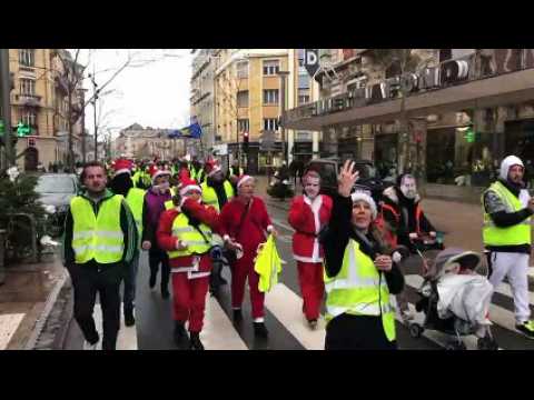Gilets jaunes : défilé à Belfort