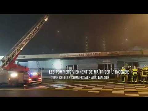 Nancy : le centre commercial du Haut-du-Lièvre en feu