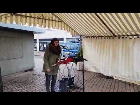 Tour de chant sur le marché de Noël à Lunéville