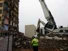 Démolition de l'immeuble Le Pinson à Pont-à-Mousson