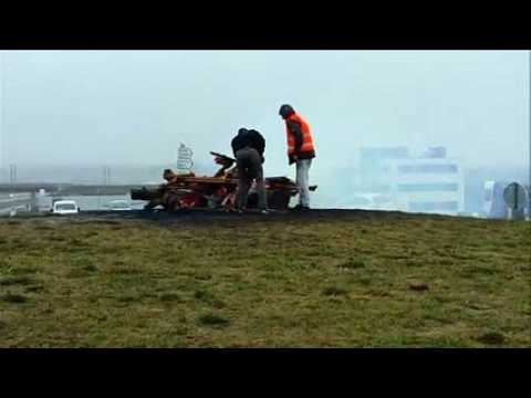 Gilets jaunes : opération nettoyage au rond-point de Lesménils