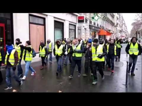 Gilets jaunes Vosgiens et Haut-Saônois à Paris où la tension est palpable