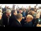 Besançon Bain de foule pour Emmanuel Macron après la visite du musée des Beaux-Arts et d'Archéologie