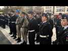11 novembre à Nancy ; nous avons passé les troupes en revue avant la cérémonie
