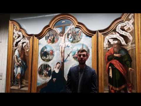 Musée des Beaux Arts et d'Archéologie de Besançon : le Retable de la Vierge aux 7 douleurs