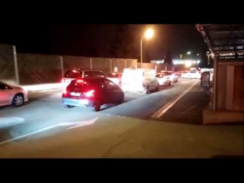 Gilets jaunes Franche-Comté L'attente à la pompe vendredi soir