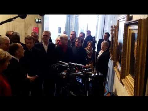 Inauguration du musée des Beaux-Arts de Besançon : la visite aux côtés d'Emmanuel Macron