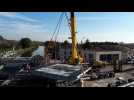 Toul : pose du nouveau tablier du pont levant Saint-Mansuy - Label : L'Est Républicain - Category : News