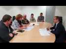 Lunéville : des agriculteurs rencontrent le député Thibault Bazin