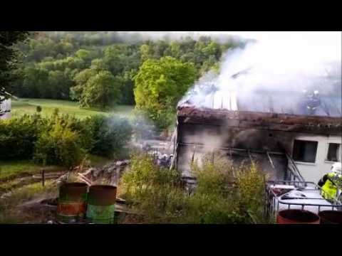 Spectaculaire incendie en cours dans une habitation à Bar-le-Duc