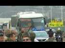 Police on the scene of Brazil bus hijacking in Rio de Janeiro