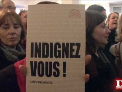 Stéphane Hessel à la Librairie Kléber
