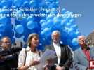 Otages depuis 500 jours : lecture d'un texte des proches et lâcher de ballons