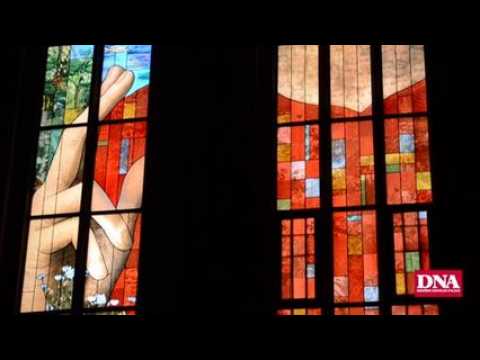 Un nouveau vitrail pour la cathedrale de Strasbourg...