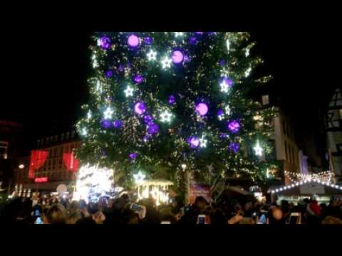 Coup d'envoi des illuminations (place Kléber)