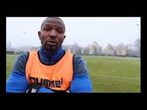 Eric Marester avant le match contre Lens