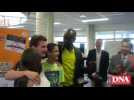 Lilian Thuram au collège Berlioz (Colmar)