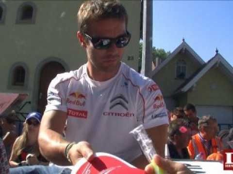 Sébastien Loeb à la rencontre de son public à Haguenau