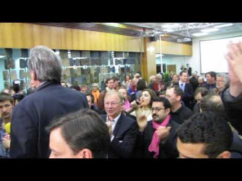 Première réaction de Roland Ries aux résultats partiels à Strasbourg