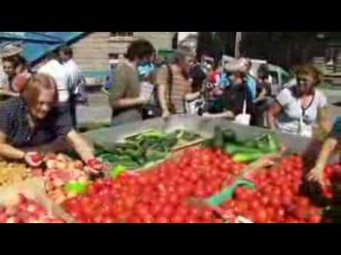 Manif des producteurs de fruits/legumes à Strasbourg