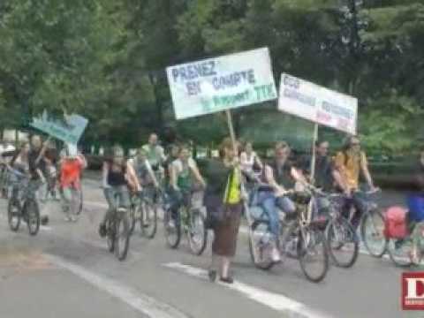 Vélorution anti-GCO à Strasbourg