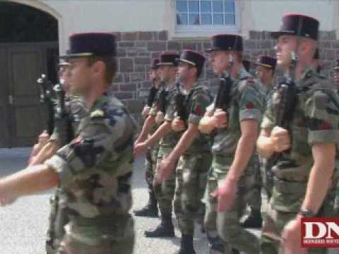 Répétition défilé 14 juillet 152e régimenet infanterie colma
