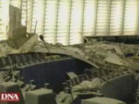 Strasbourg: le Parlement européen après l'effondrement