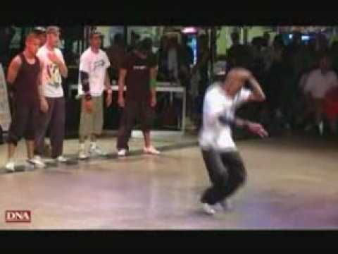 Démonstration de break dance